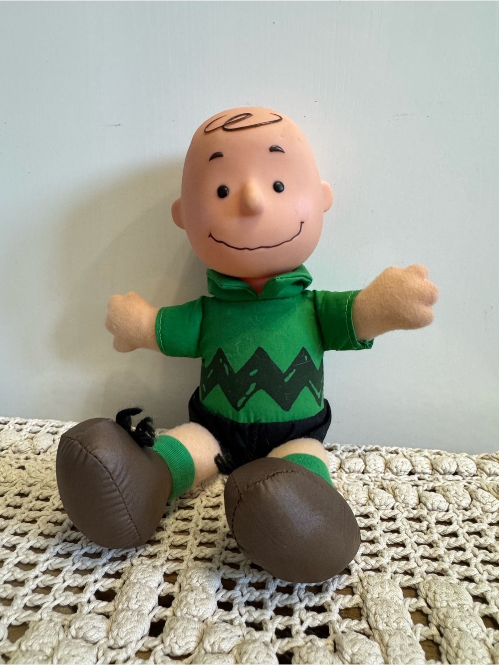 PEANUTS Charlie Brown Vintage 10" McDonald's Toy Doll Plush